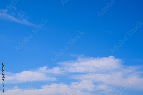 青い空 白い雲 青空 背景素材 
