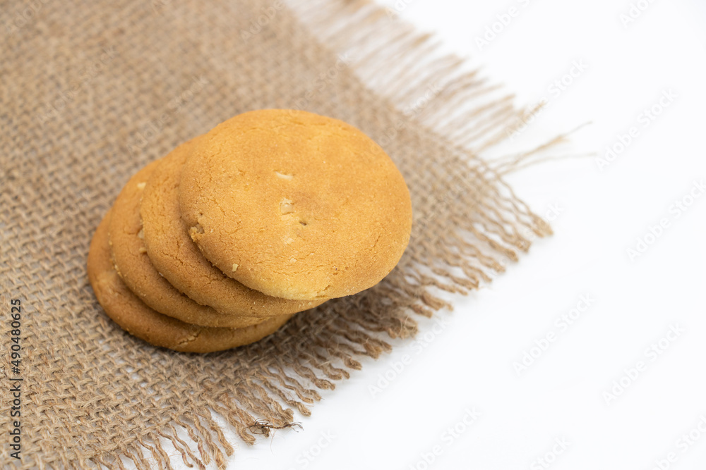 biscuit isolated on white background biscuit isolated on white background