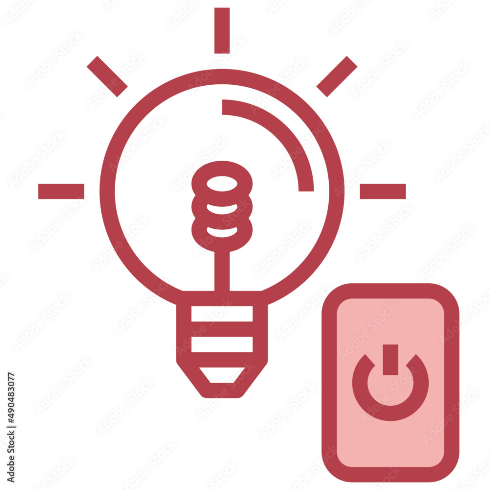 LIGHT BULB red line icon,linear,outline,graphic,illustration LIGHT BULB red line icon,linear,outline,graphic,illustration