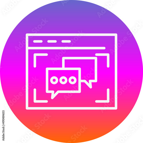 Online Chat Icon