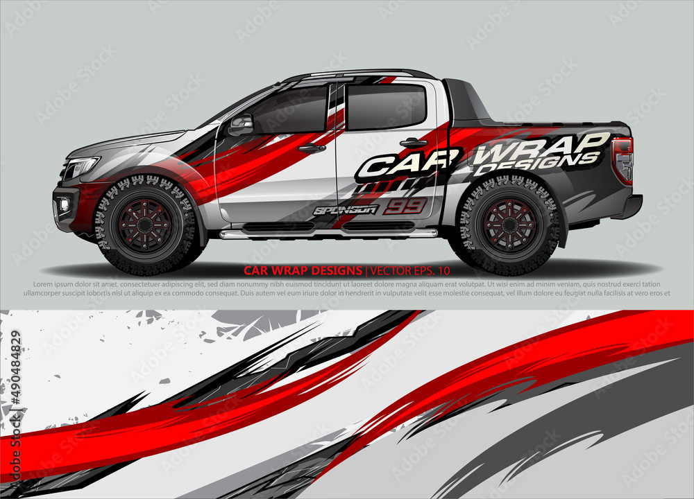 car graphic background vector. abstract lines vector with modern camouflage design concept  for truck and vehicles graphics vinyl wrap