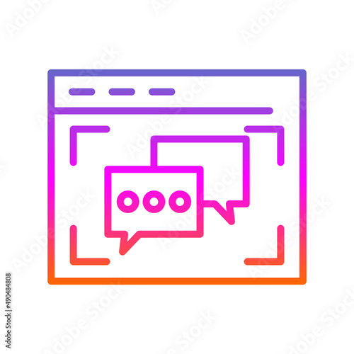 Online Chat Icon