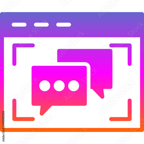 Online Chat Icon