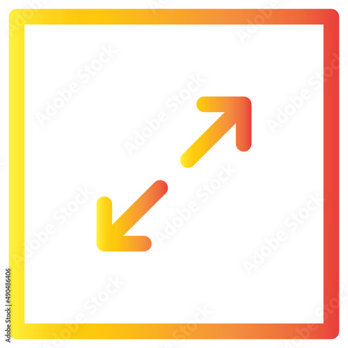 Illustration of Maximaze Arrows design icon