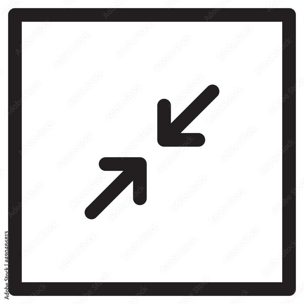 Illustration of Minimaze Arrows design icon Illustration of Minimaze Arrows design icon