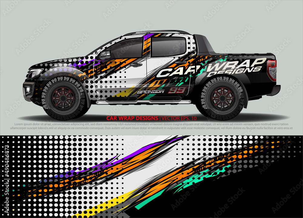 car graphic background vector. abstract lines vector with modern camouflage design concept  for truck and vehicles graphics vinyl wrap