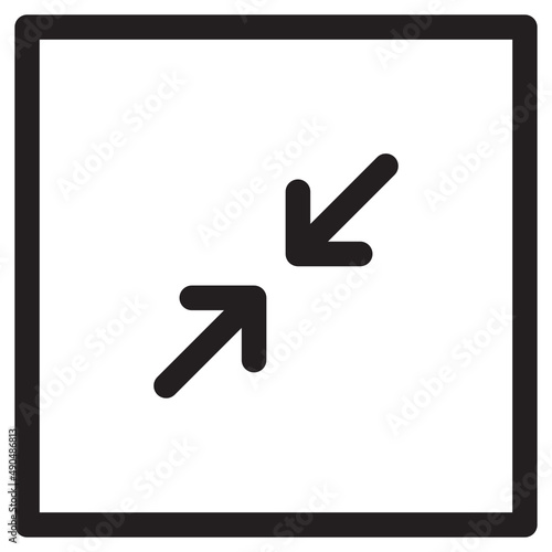 Illustration of Minimaze Arrows design icon