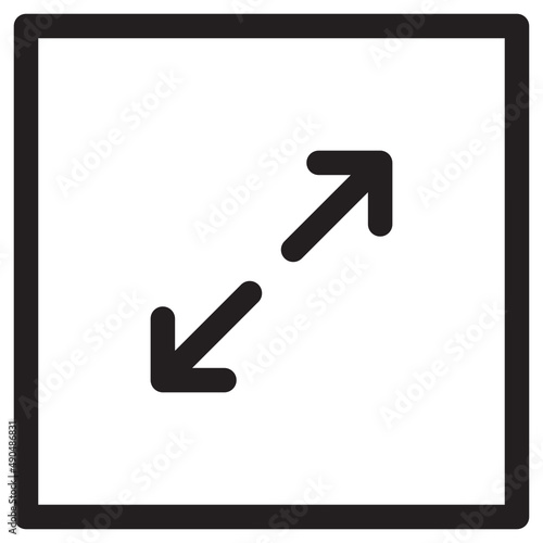Illustration of Maximaze Arrows design icon