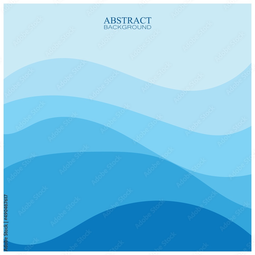 Obraz premium Background abstract Water wave vector illustration design