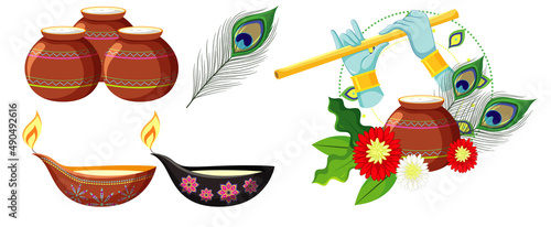 Holy object and decoration for Indian festival