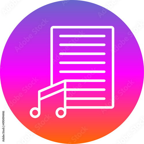 Song Writer Icon