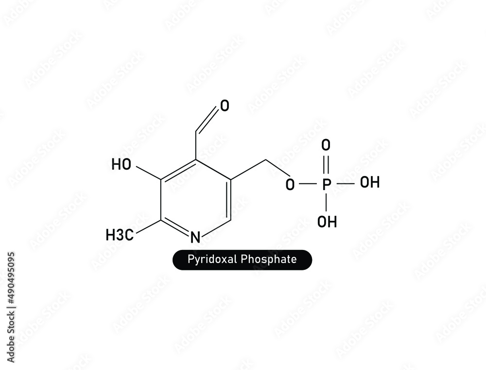 pyridoxal phosphate vitamin b6 chemical structure 