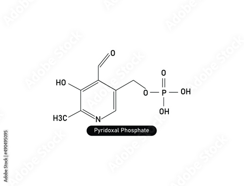 pyridoxal phosphate vitamin b6 chemical structure 
