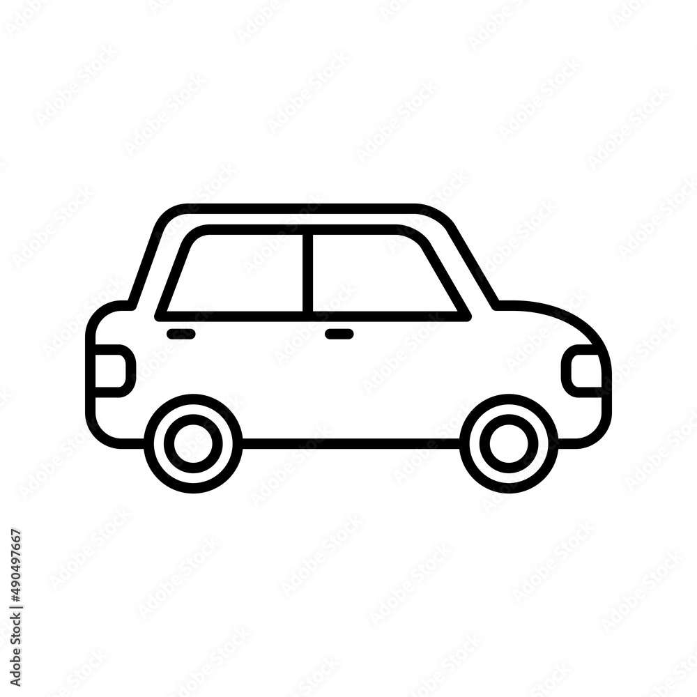 Car Icon Logo Design Vector Template Illustration