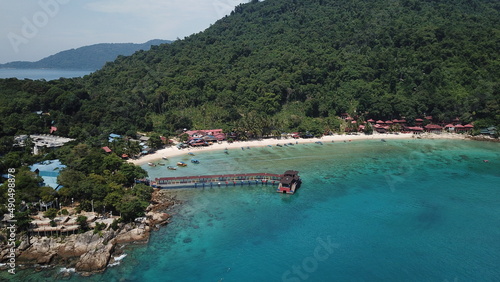 Drone footage from Perhentian Islands in Malaysia