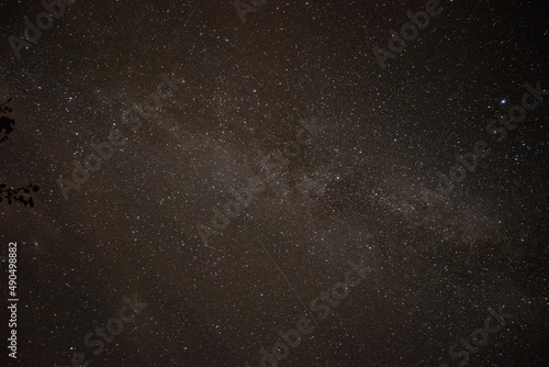 Starry night long exposure photography in Sweden