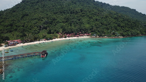 Drone footage from Perhentian Islands in Malaysia