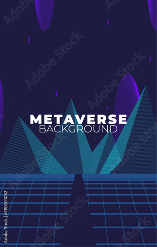 Concept of Future digital technology metaverse 