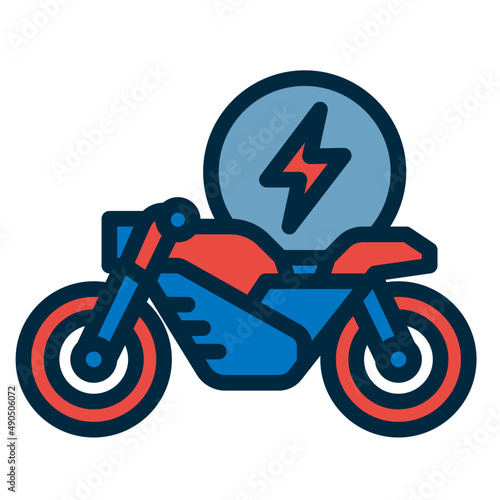 EV two tone icon