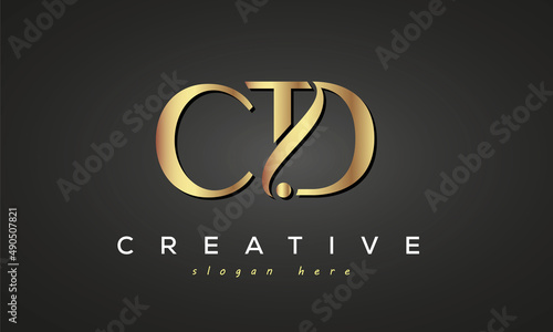 CTD creative luxury logo design photo