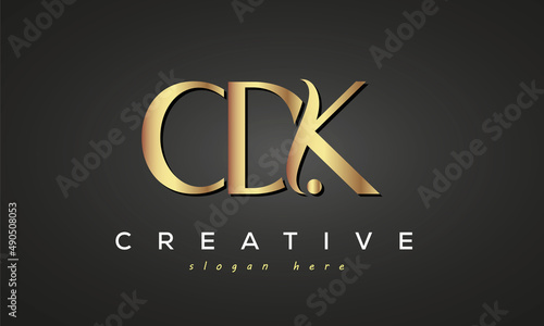 CDK creative luxury logo design photo