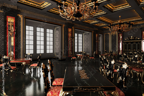classic restaurant
inreior
interior
design
3d rendering
3dsmax
 photo