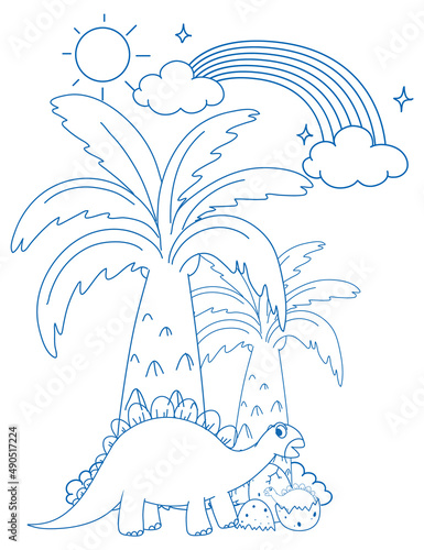 A doodle sketch design on white background