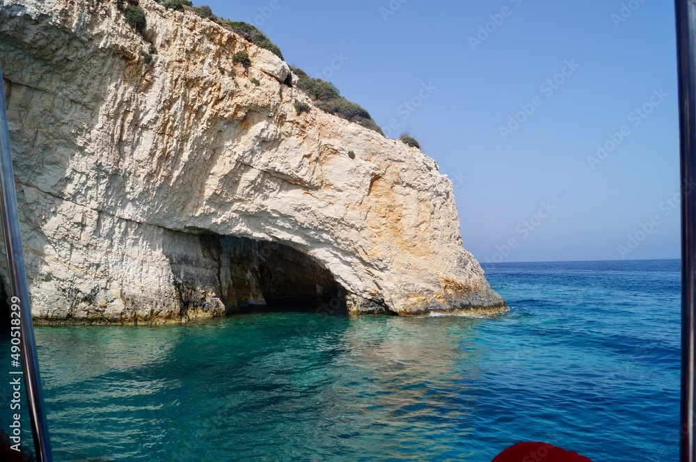 caves on zakynthos island country