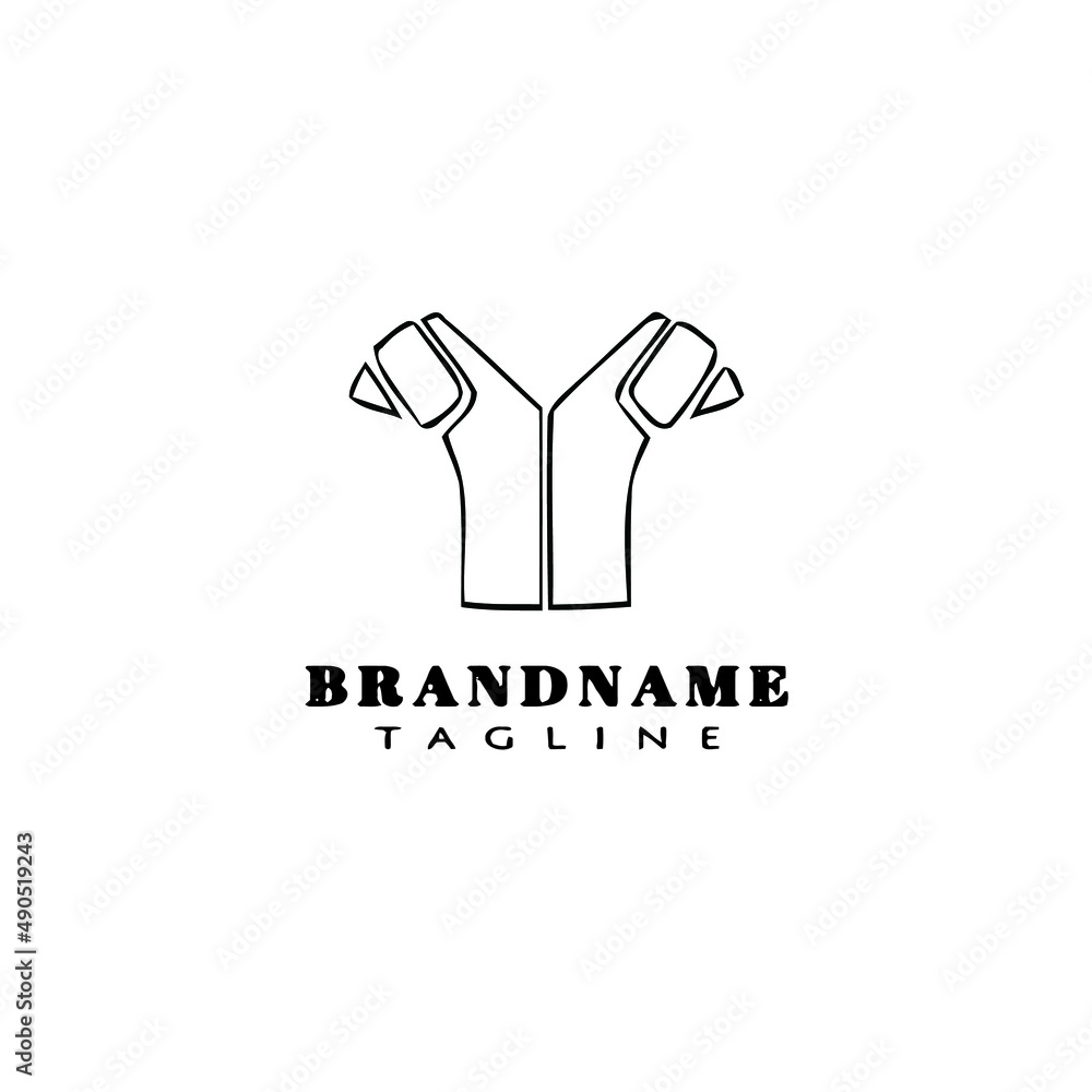 american football pads logo icon design template vector illustration american football pads logo icon design template vector illustration