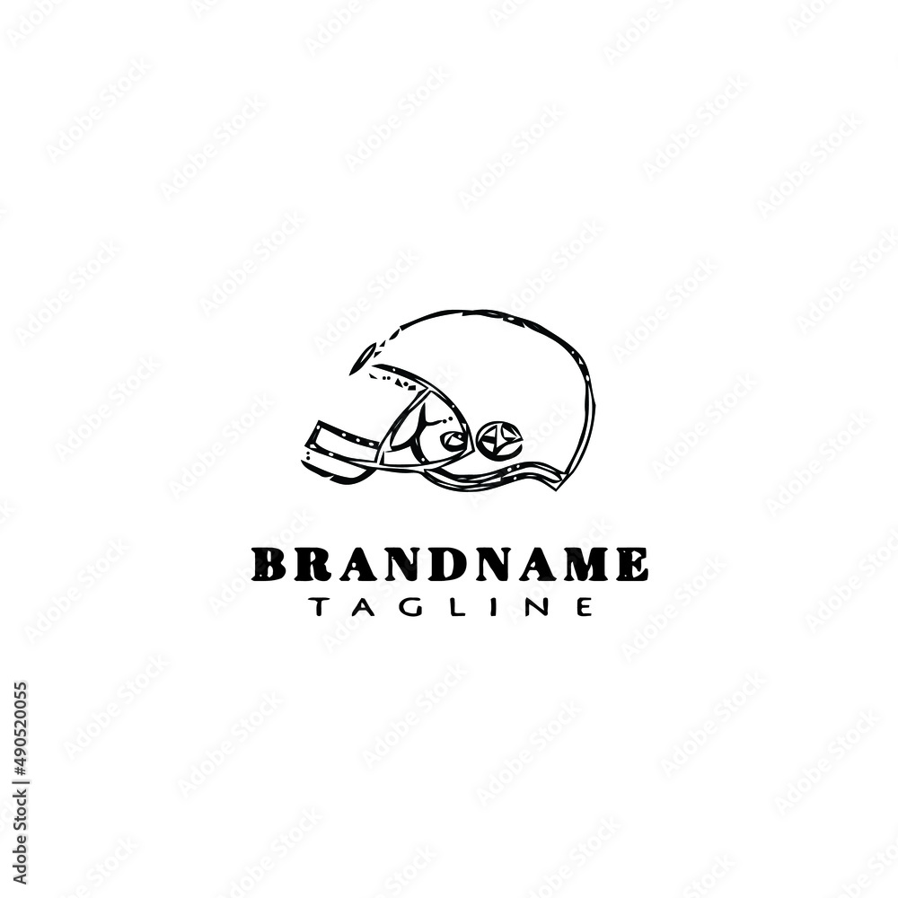 american football helmet logo icon design template vector illustration american football helmet logo icon design template vector illustration