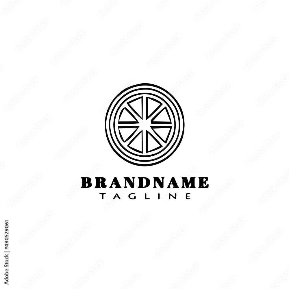 lemon logo icon design template black isolated vector illustration lemon logo icon design template black isolated vector illustration