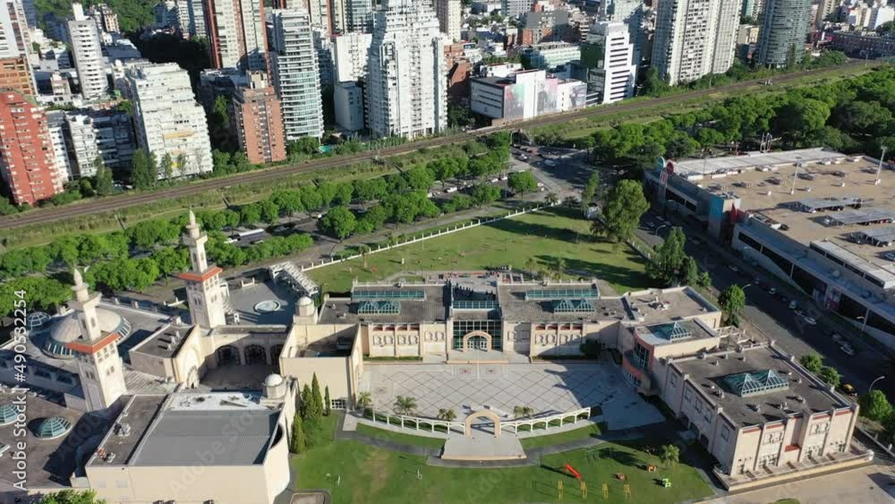 Aerial View Of King Fahd Islamic Cultural Center In Buenos Aires