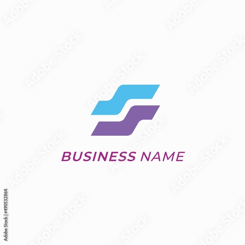 design logo creative letter double s