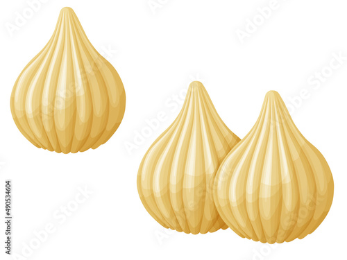 Modak. Indian sweet food. Festive Indian dumplings.