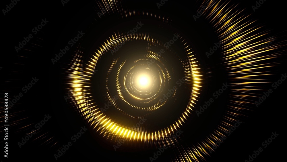 Gold Metallic Light Wave Gold Metallic Light Wave