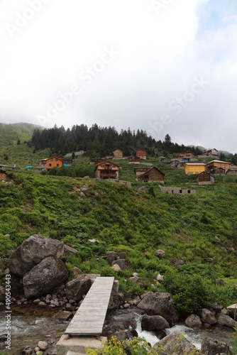 Black Sea, Rize Amlakit plateau Turkey, View photo