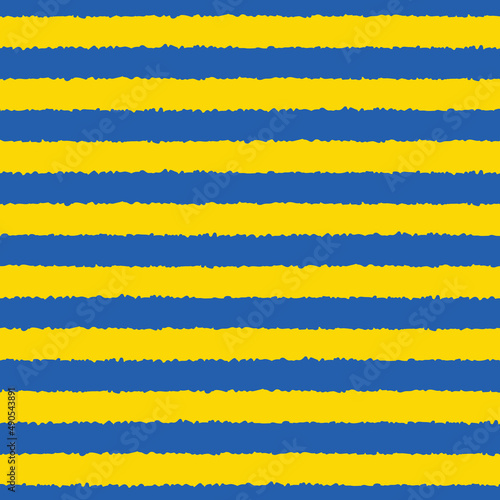 Free Download Vector seamless pattern background blue and yellow raw hand drawn stripes Ukraine flag colors. - GFXLoad