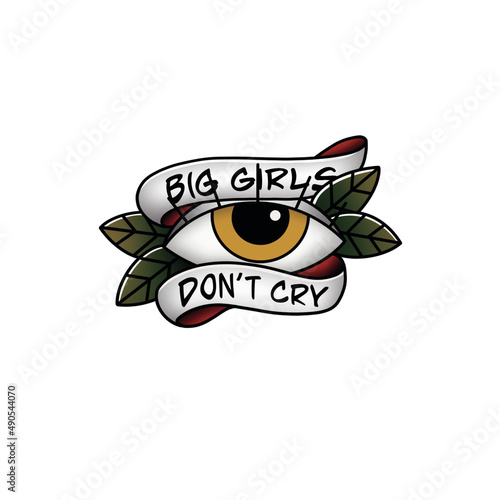 big girls dont cry, eye