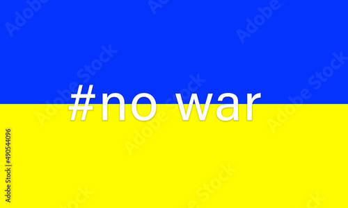 no war Ukraine flag 