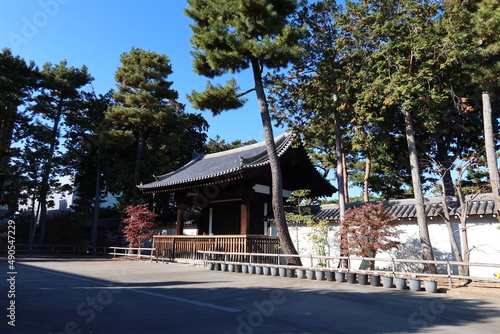  Chokushi-mon Gate in the recincts of Shokoku-ji Temple in Kyoto City in Japan 日本の京都市にある相国寺境内の勅使門