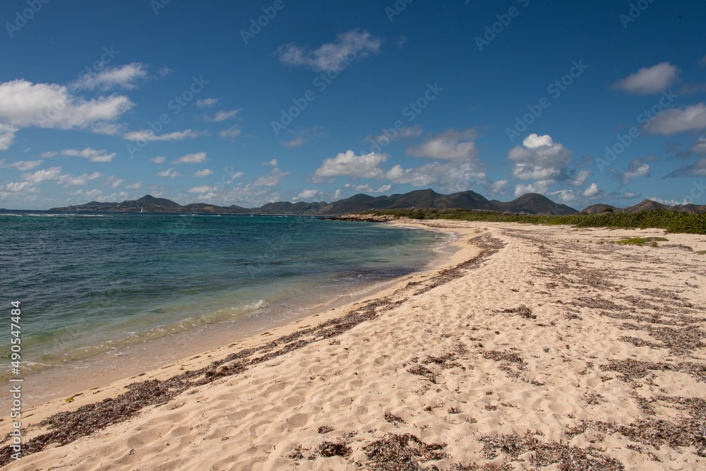 Ile Tintamarre, Réserve naturelle nationale de Saint Martin, Petites Antilles Ile Tintamarre, Réserve naturelle nationale de Saint Martin, Petites Antilles