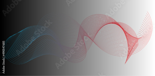 VECTOR SMOKE abstract background with lines