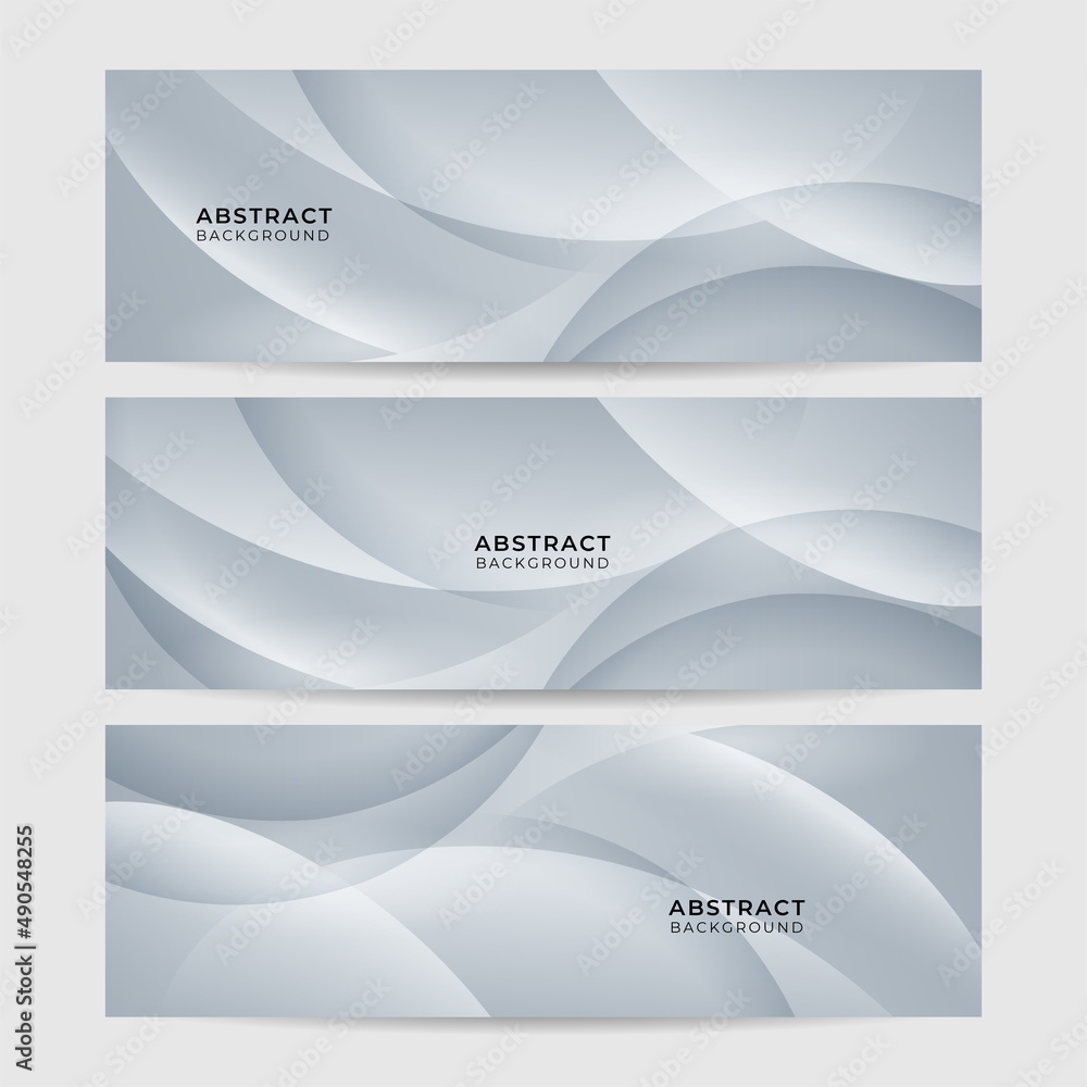 Vector abstract graphic design banner pattern background template. White abstract banner background Vector abstract graphic design banner pattern background template. White abstract banner background