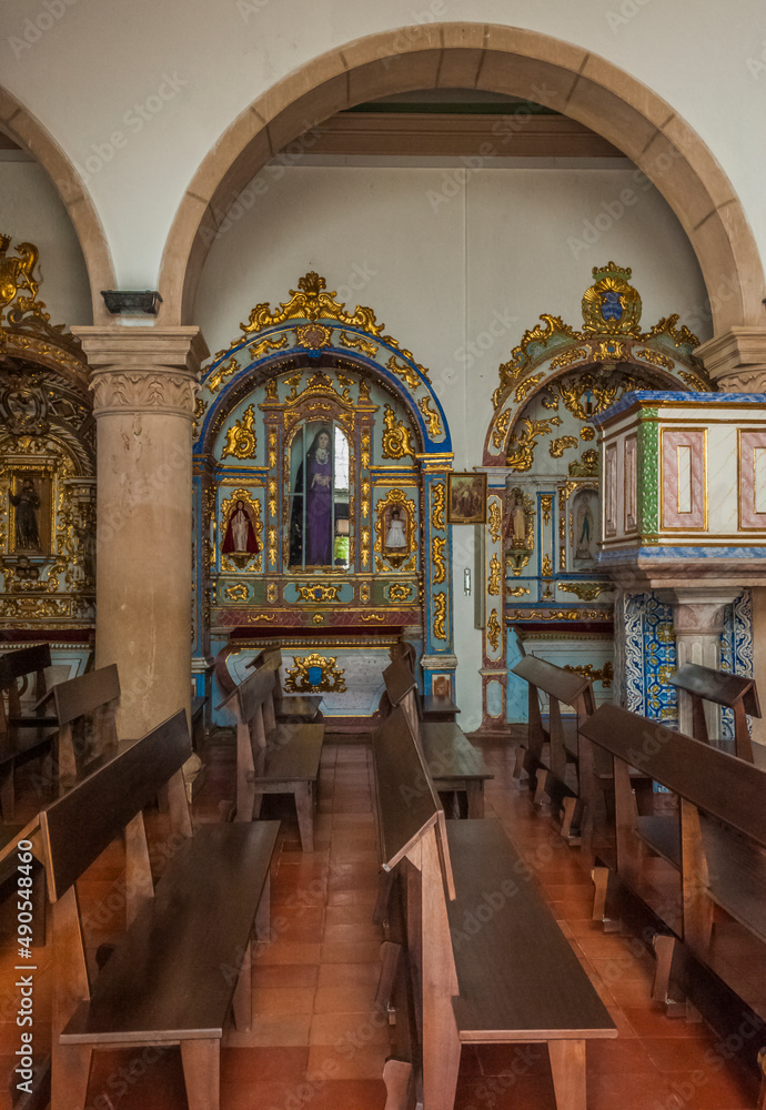 Loule , Algarve, Portugal Church interior
