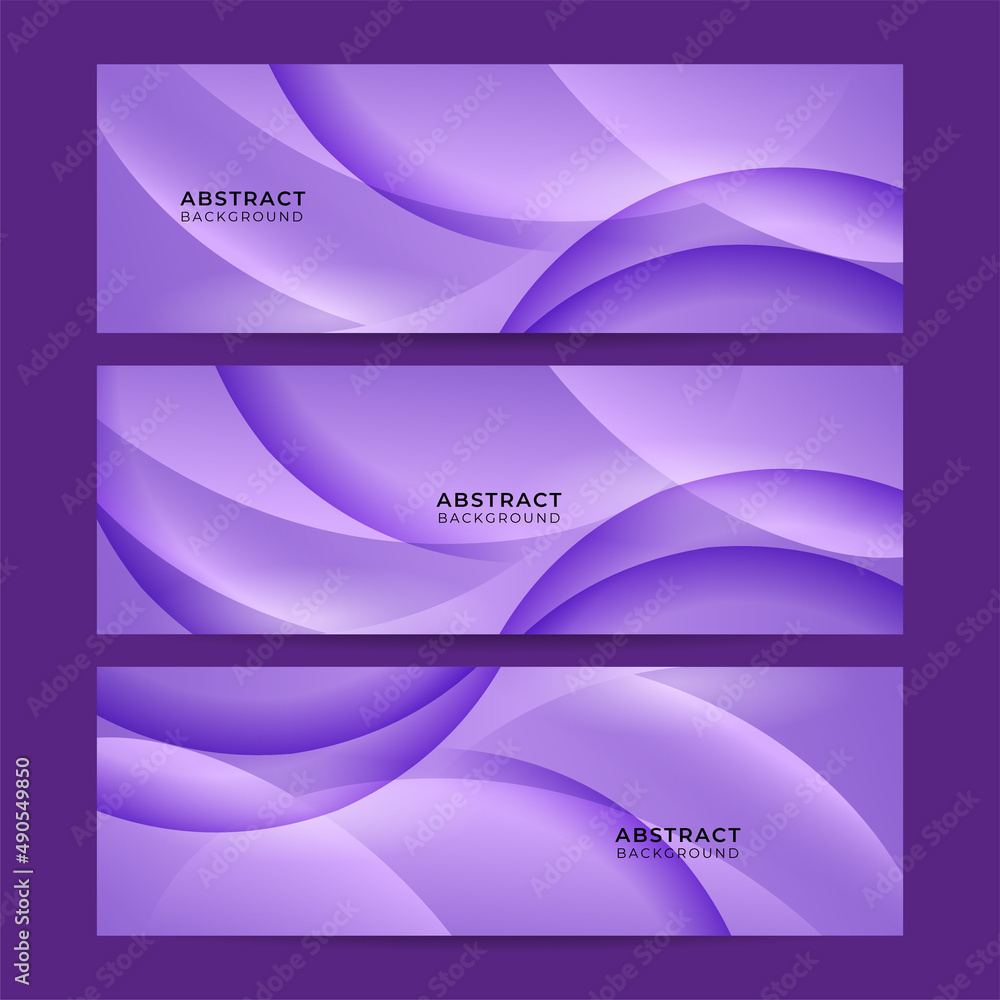 Vector abstract graphic design banner pattern background template. Purple violet abstract banner background Vector abstract graphic design banner pattern background template. Purple violet abstract banner background