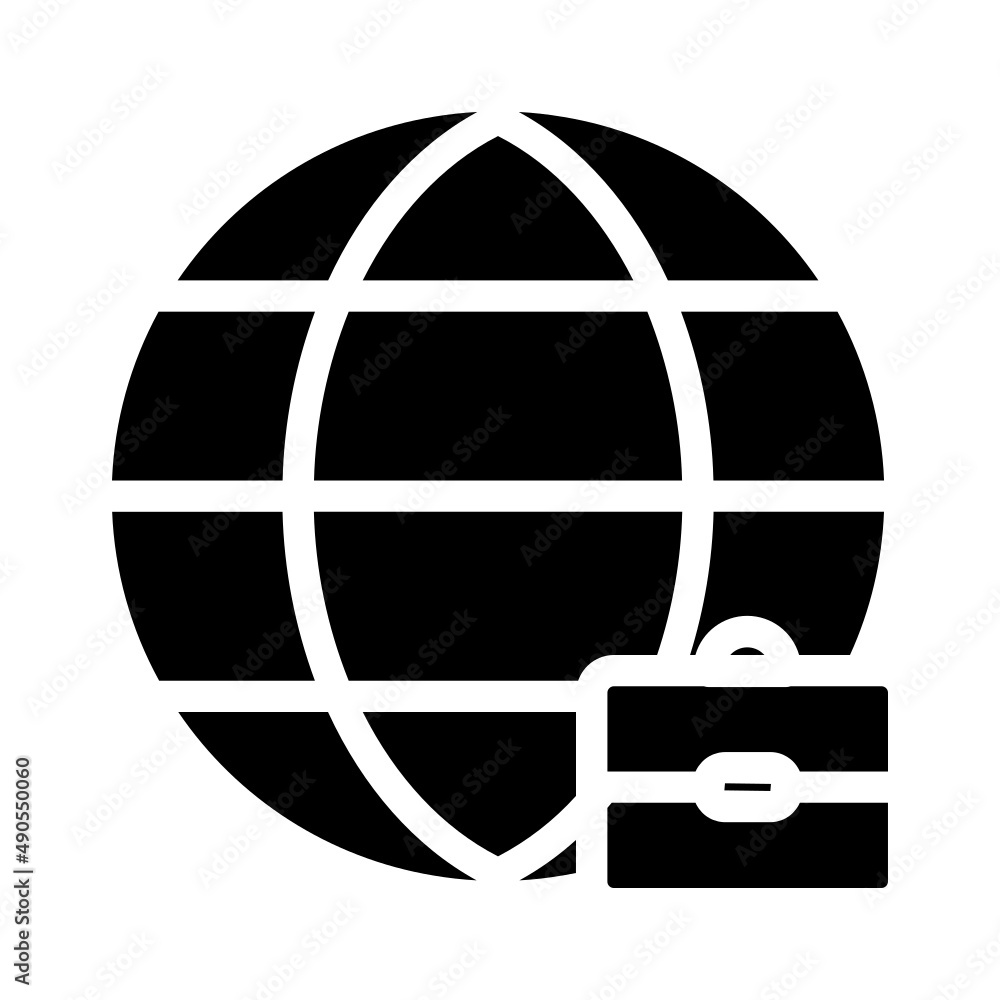 global briefcase icon global briefcase icon