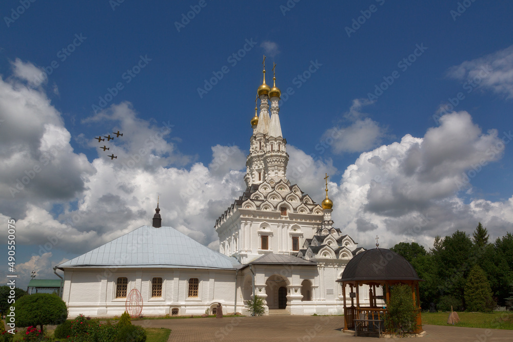 Church of the Virgin Hodegetria in summer day, Vyazma, Smolensk region, Russia