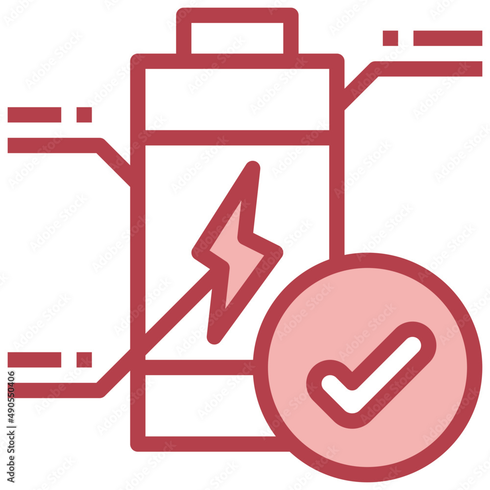 VERIFIED red line icon,linear,outline,graphic,illustration VERIFIED red line icon,linear,outline,graphic,illustration