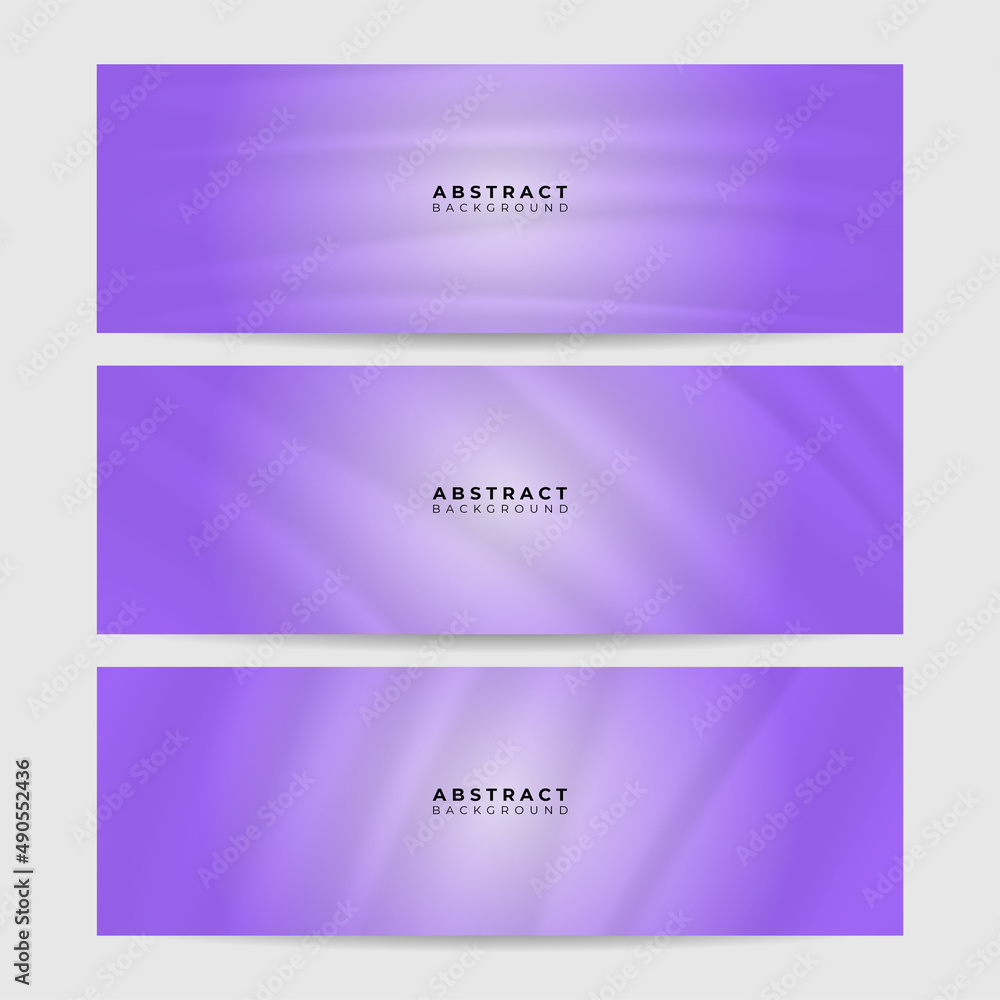 Naklejka premium Vector abstract graphic design banner pattern background template. Purple violet abstract banner background