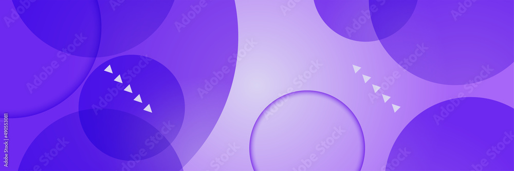 Obraz premium Vector abstract graphic design banner pattern background template. Purple violet abstract banner background